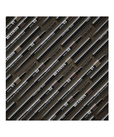 RELOUIS Eyebrow pencil Ultratonky 03 Brown - Buy Online on GoSupps.com