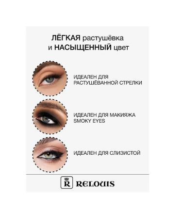 RELOUIS Eye pencil persistent gel 01 Black - Buy Online on GoSupps.com