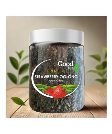 Good tea Strawberry oolong leaf tea Green Chinese 170 gr - Buy Online on GoSupps.com