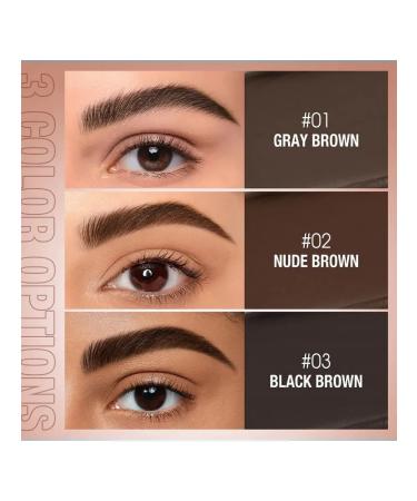 OTWOO Gel-Vosk 2B1 for eyebrows dark brown - Buy Online on GoSupps.com