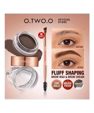 OTWOO Gel-Vosk 2B1 for eyebrows dark brown - Buy Online on GoSupps.com