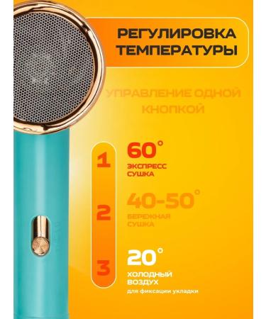 La & Te beaut Hair hair dryer with ionization 1800 watts - Buy Online on GoSupps.com