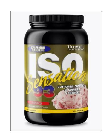 Ultimate Nutrition Protein ISO Sensation 910 grams strawberries