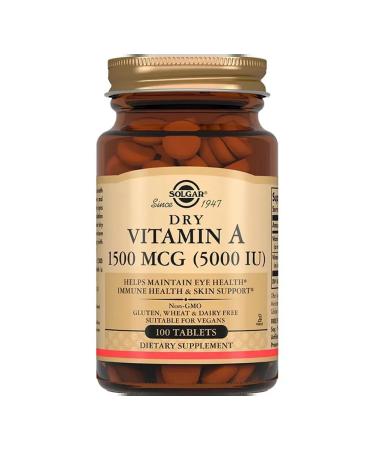 SOLGAR Dry vitamin A 1500 g 100 pcs