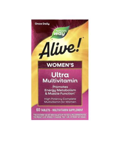 Nature's Way Alive ultramultivitamins for women 60 tab