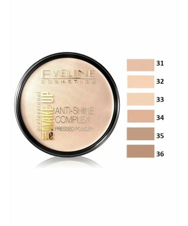 EVELINE Mating mineral powder with silk Anti-Shine Complex 31 - Buy Online on GoSupps.com