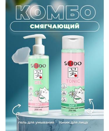 Parli Cosmetics Sento set of washing gel and face tonic