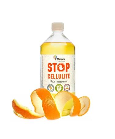 Verana Stop cellulite massage oil for the body natural 1l - Buy Online on GoSupps.com