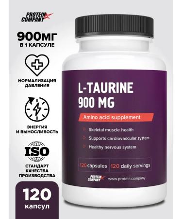 PROTEINCOMPANY Taurin 900 mg 120 capsules