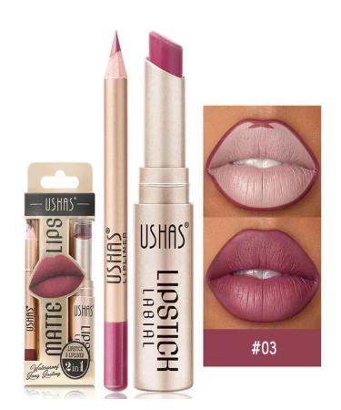 LipsticksTrade Lipstick matte and lip pencil moisturizing persistent - Buy Online on GoSupps.com
