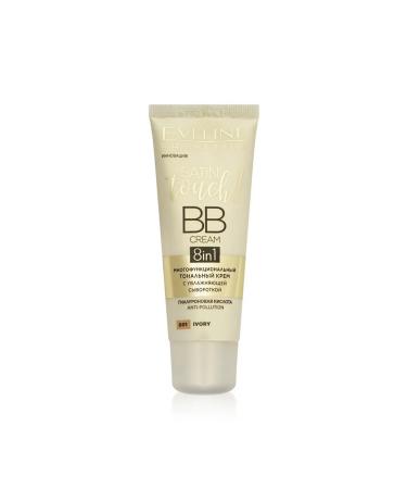 EVELINE Tonal cream Satin Touch BB Cream 8V1 tone 001 IVORY 30ML