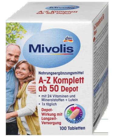 Mivolis Vitamin complex from 50 years old A-Z Komplet Depot - Buy Online on GoSupps.com