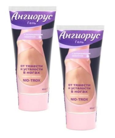 ANGIORUS Gel with tired of the legs 60 ml - 2 pcs
