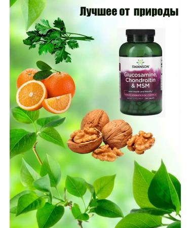 Swanson USA Glucosamine Chondroitin MSM 240 Tab - Buy Online on GoSupps.com