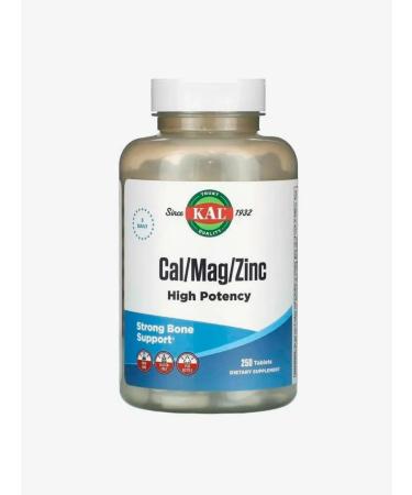 KAL CAL MAG zinc 100% 250CT - Buy Online on GoSupps.com