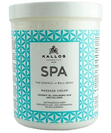 Kallos Cosmetics SPA Creaming Cream for Body 1 liter - Buy Online on GoSupps.com