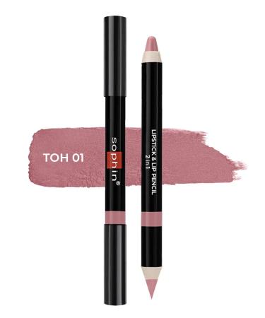 SOPHIN Lipstick for lips - pencil 2 in 1 - Buy Online on GoSupps.com