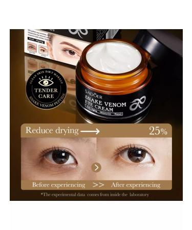 Korea original Anti -aging cream for the area around the eyes with a snake poison