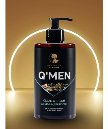 Q'MEN Male shampoo and freshness 410 ml