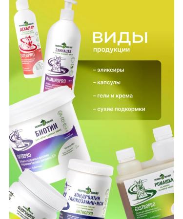 HorseBio Elixir chamomile Gastropro for dogs for gastrointestinal tract 500 ml - Buy Online on GoSupps.com