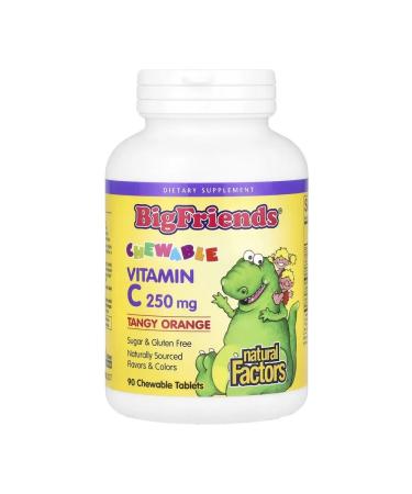 Natural Factors Vitamin C 250 mg 90 chewing tablets