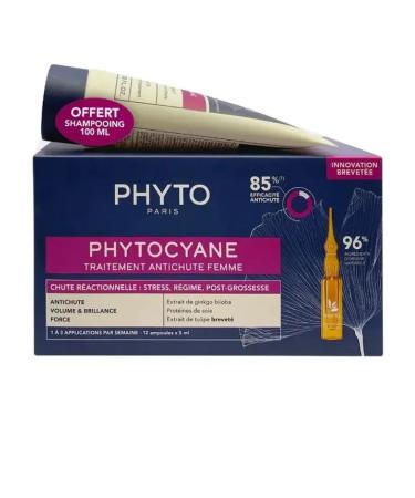 Phyto Set of serum against falling 12x5 ml+shampoo 100 ml