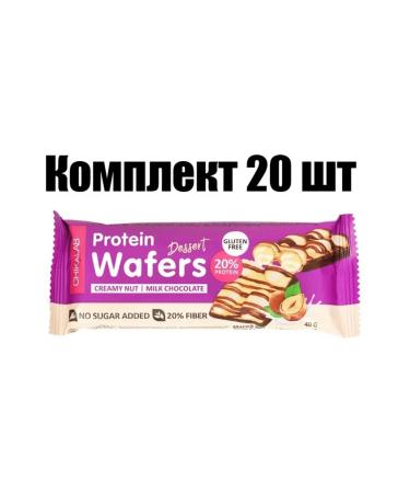 CHIKALAB Battle of waffle cream-solution dessert 40 g 20 pcs