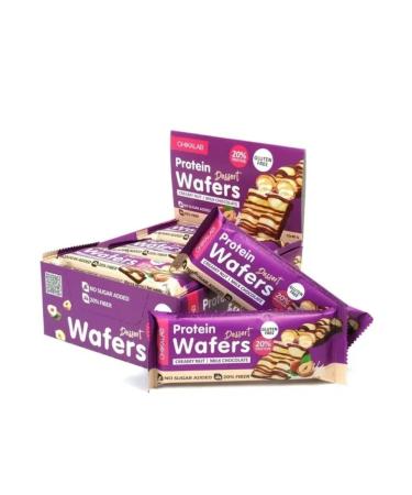 CHIKALAB Battle of waffle cream-solution dessert 40 g 20 pcs - Buy Online on GoSupps.com