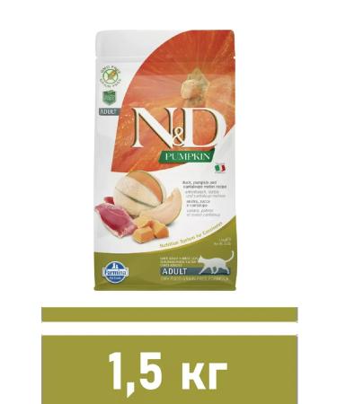 Farmina Dry food for adult cats N&D PUMPKIN duck 1.5 kg