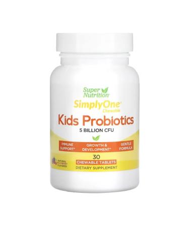 Super Nutrition Probiotics for children 5 billion 30 chewing tablets