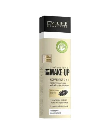 EVELINE Liquid corrector with an Art Make-Up 08 Porcelain 7ml applicator - Buy Online on GoSupps.com