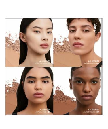 Yves Saint Laurent Compact matting powder All Hours Hyper Finish No. 02 24h - Buy Online on GoSupps.com