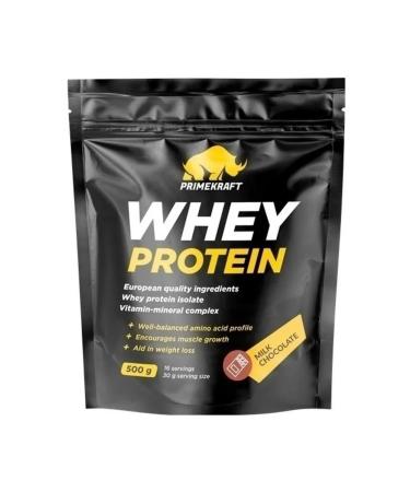 Protein powder Primekraft Whey Milk Chocolate Milk shock