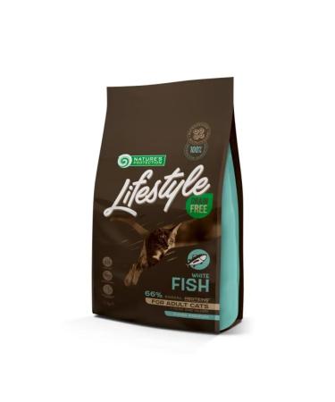 Nature's Protection Bezzerny food for cats with white fish 1.5 kg - Buy Online on GoSupps.com