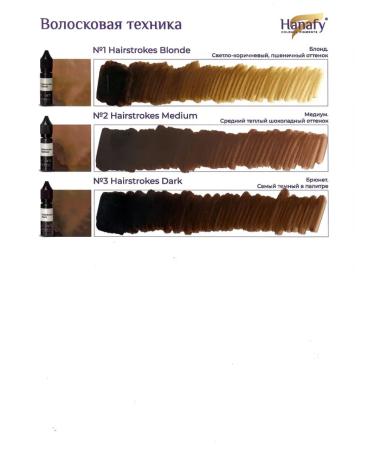 Hanafy Hanafi Pigment for Eyebrow Hairstrokes Medium No. 2 - Buy Online on GoSupps.com