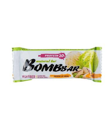 BombBar Bank protein pistachio seal 60 g 20 pcs - Buy Online on GoSupps.com