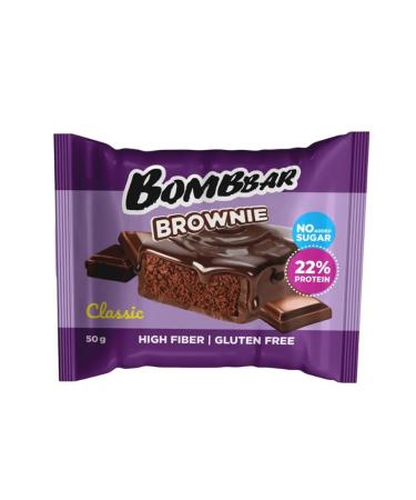 BombBar Protein browni cookies classic 50 g 10 pcs - Buy Online on GoSupps.com