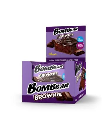 BombBar Protein browni cookies classic 50 g 10 pcs - Buy Online on GoSupps.com