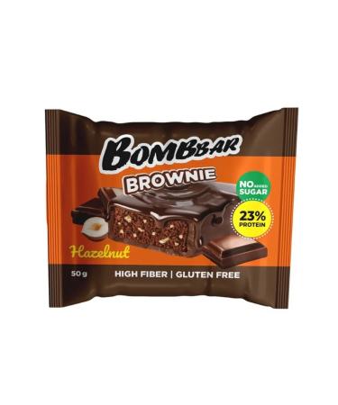 BombBar Cookies Protein brownie hazelnuts 50 g 10 pcs - Buy Online on GoSupps.com