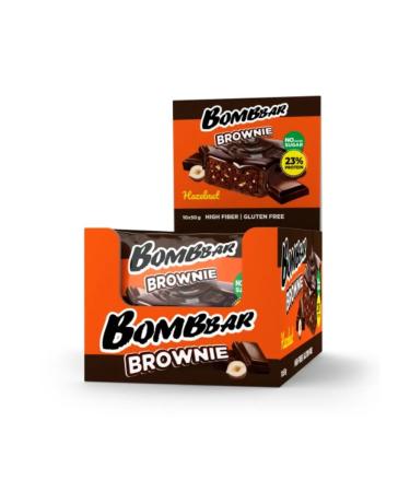 BombBar Cookies Protein brownie hazelnuts 50 g 10 pcs - Buy Online on GoSupps.com