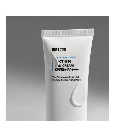 Rovectin Aqua Soothing Sun Cream SPF50+ 50 ml - Buy Online on GoSupps.com