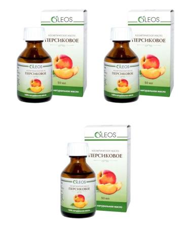 Oleos Cosmetic peach oil 50ml 3 pcs