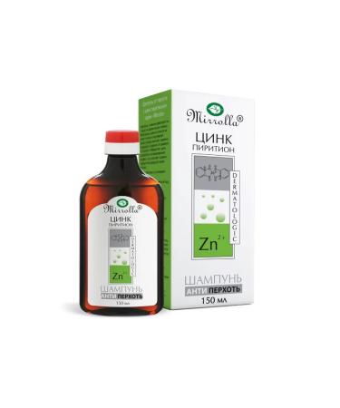 Mirrolla Shampoo against dandruff with zinc pyrithion 150ml 3 pcs - Buy Online on GoSupps.com