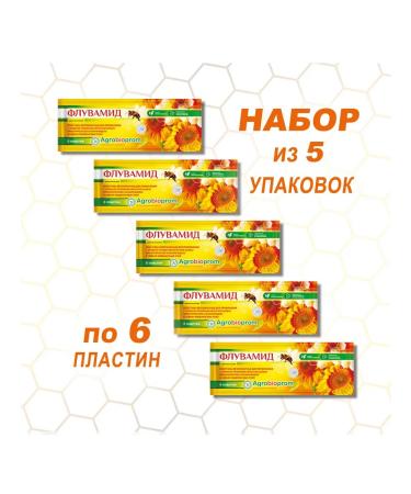 AGROBIOPROM Fluvamide plate from Varroatosis and Acarapidosis of bees