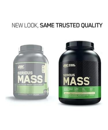 Optimum Nutrition Serious Mass Vanilla Sirius Mass Vanil 6 pounds - Buy Online on GoSupps.com