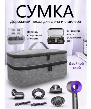Beutyone Two -layer bag for storage of hair dryer and accessories