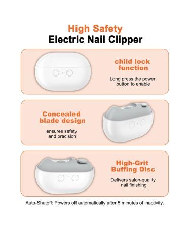 BLESSOURCE Electric trimmer for cutting nails 3 in 1 - Buy Online on GoSupps.com
