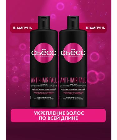 Syoss Women's shampoo Anti-hair Fall for thin hair 450 ml x 2pcs