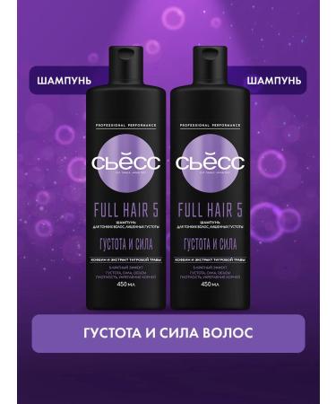 Syoss Women's shampoo for thin hair 450 ml x 2pcs