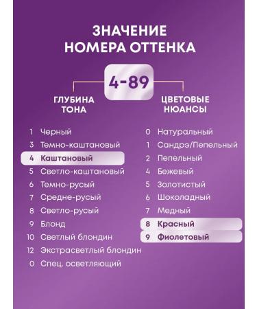 Palette Persistent cream-painting 4-89 (RFE3) eggplant 110ml x 2pcs - Buy Online on GoSupps.com